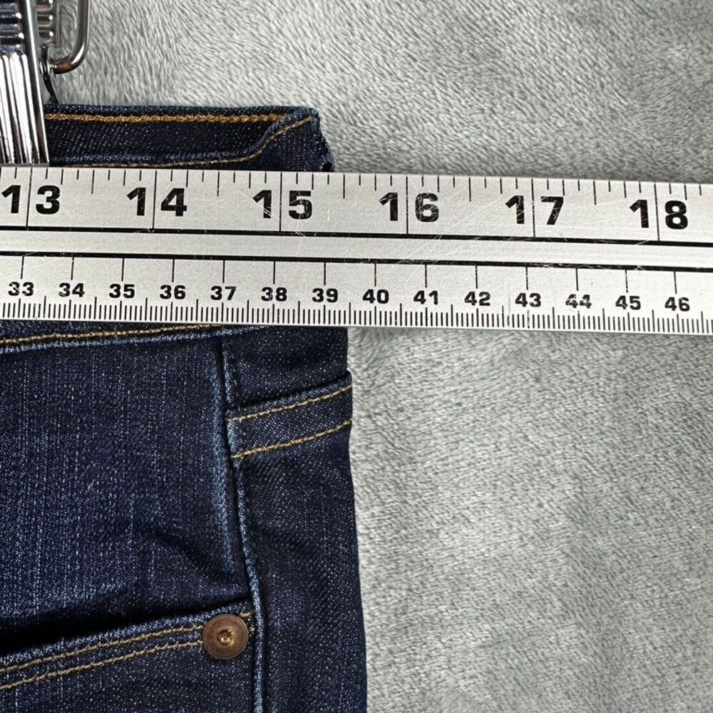 Lucky Brand Dark Wash Ankle Skinny Jeans Made in USA Designer Denim Size 4/27 - Picture 5 of 14